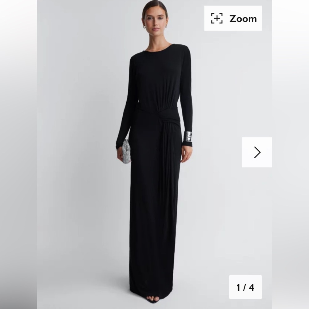 Reiss Dora Diamanté Bodycon maxi dress
